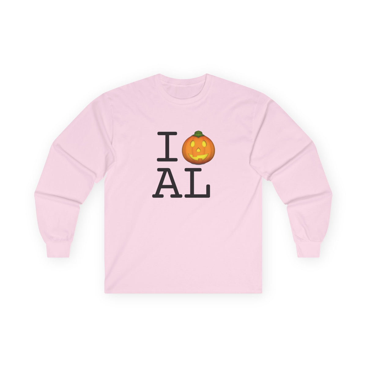 "I Jack-O-Lantern (Pumpkin) Alabama" Long Sleeve Shirt
