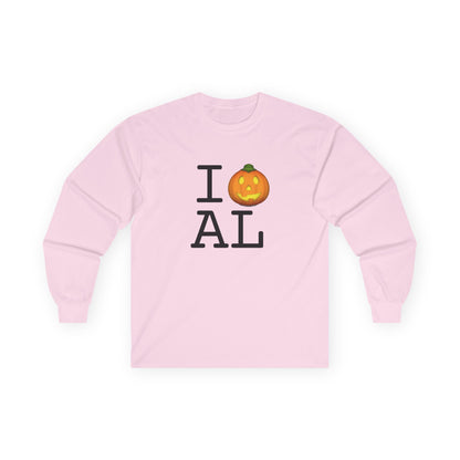 "I Jack-O-Lantern (Pumpkin) Alabama" Long Sleeve Shirt