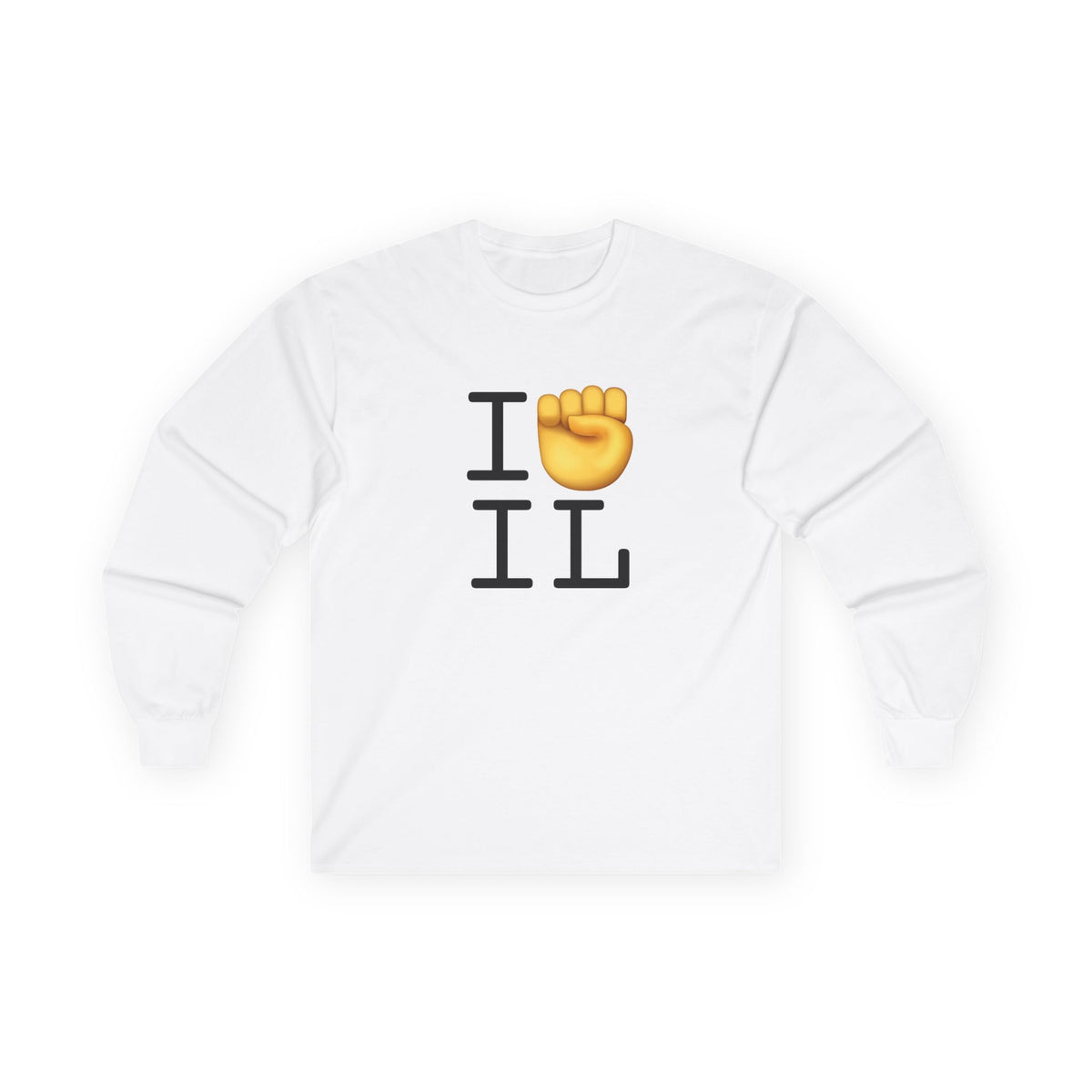 "I Raise my Fist with Illinois" Long Sleeve Shirt