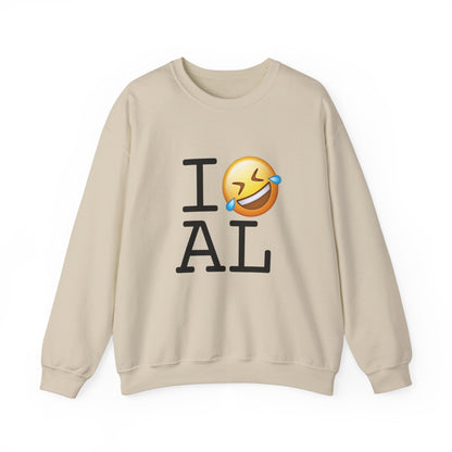 "I Laugh Hard (LMFAO) at Alabama" Sweatshirt