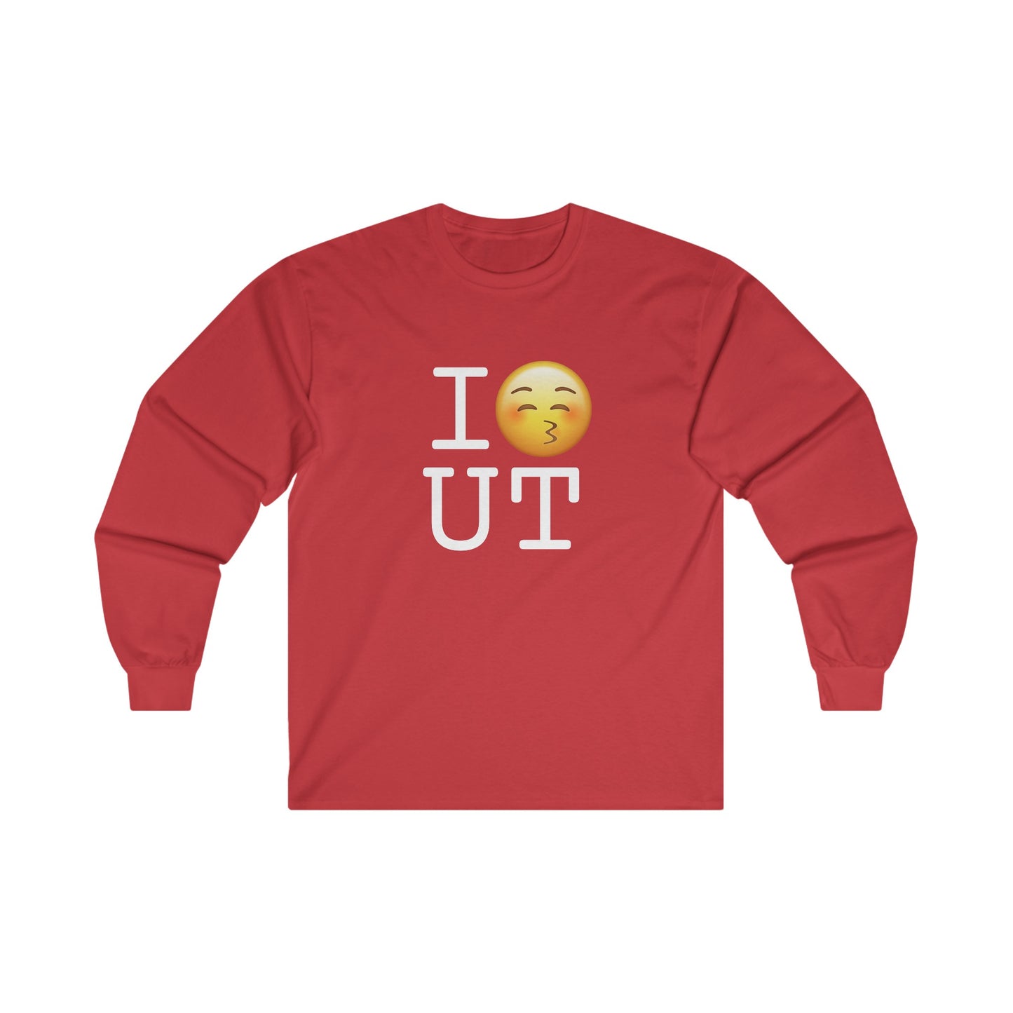 "I Kiss Utah" Long Sleeve Shirt