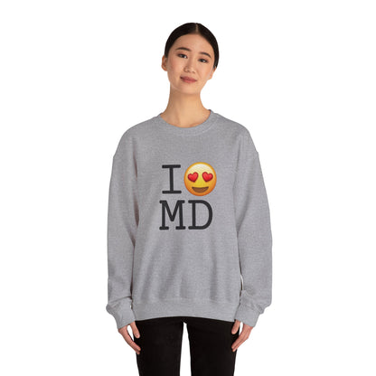"I have Heart Eyes for Maryland" Sweatshirt