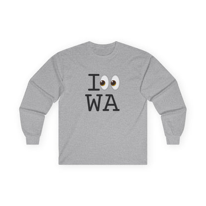 "I Look at Washington" Long Sleeve Shirt