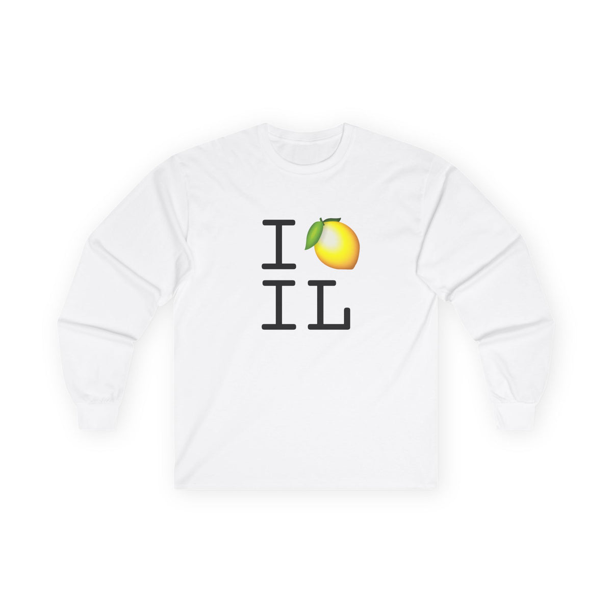 "I Lemon Illinois" Long Sleeve Shirt