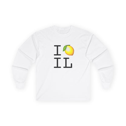 "I Lemon Illinois" Long Sleeve Shirt
