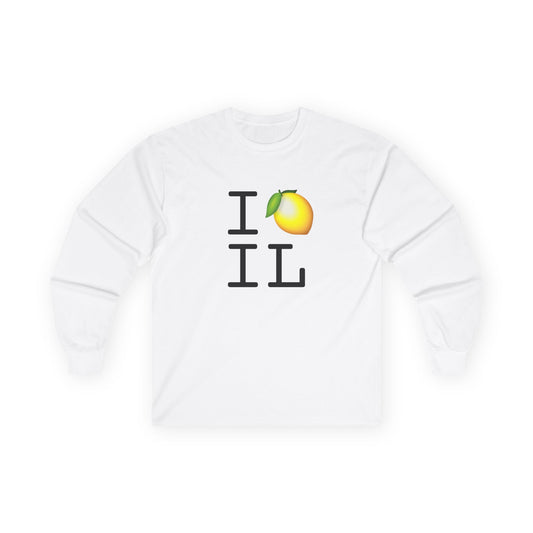 "I Lemon Illinois" Long Sleeve Shirt