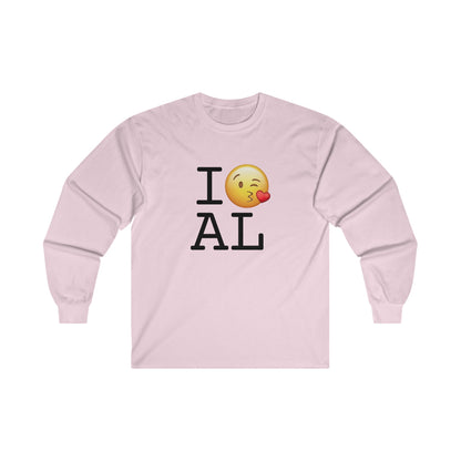 "I Blow a Kiss at Alabama" Long Sleeve Shirt