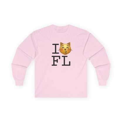 "I'm a Kissing Cat toward Florida" Long Sleeve Shirt