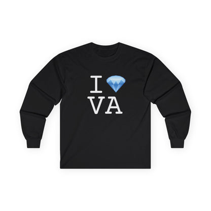 "I Diamond Virginia" Long Sleeve Shirt