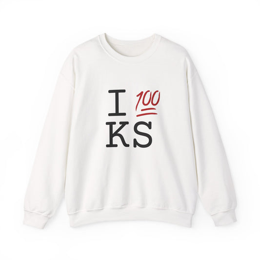 "I Keep it 100 in Kansas" Sweatshirt