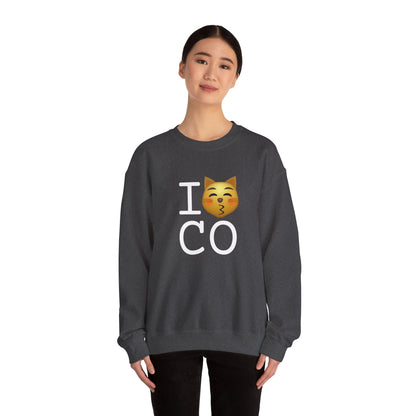 "I'm a Kissing Cat toward Colorado" Sweatshirt