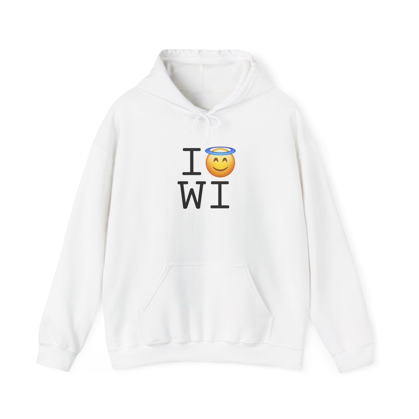 "I'm an Angel in Wisconsin" Hoodie