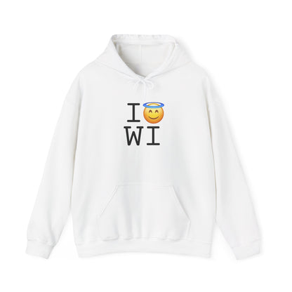 "I'm an Angel in Wisconsin" Hoodie