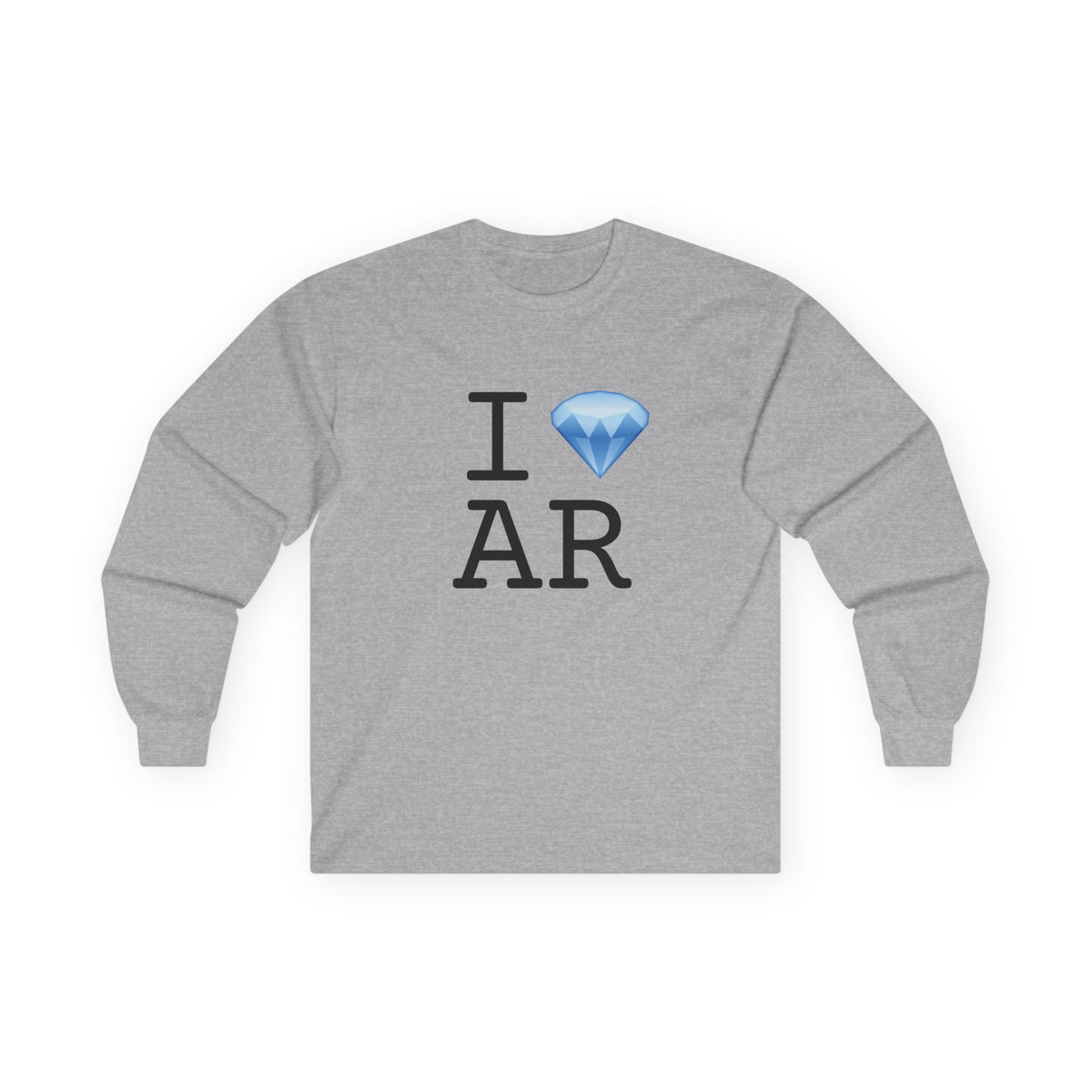 "I Diamond Arkansas" Long Sleeve Shirt