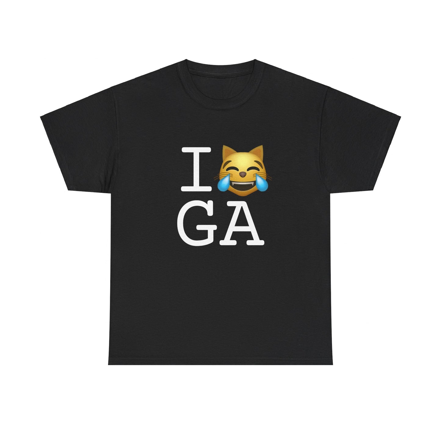 "I'm Laughing like a Cat at Georgia" Tee