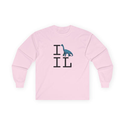 "I'm a Dinosaur in Illinois" Long Sleeve Shirt