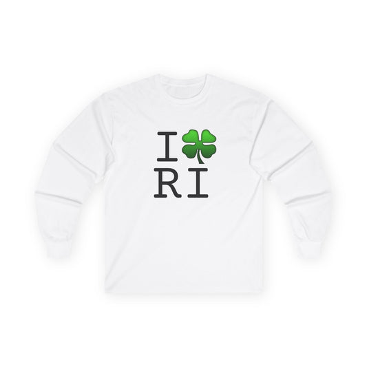 "I'm Lucky (Clover) in Rhode Island" Long Sleeve Shirt