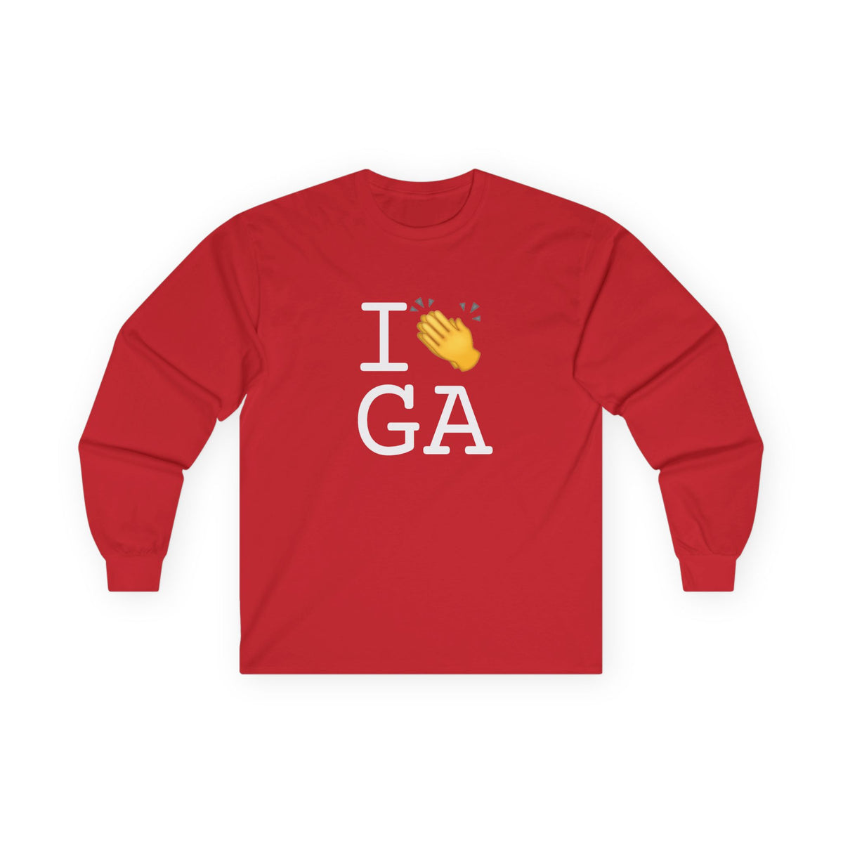 "I Applaud Georgia" Long Sleeve Shirt