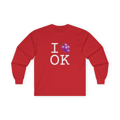"I Grape Oklahoma" Long Sleeve Shirt