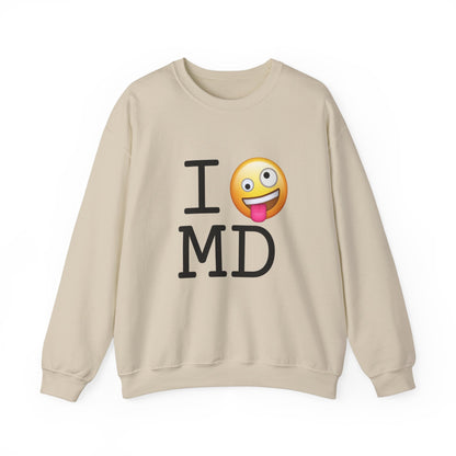 "I'm Crazy about Maryland" Sweatshirt