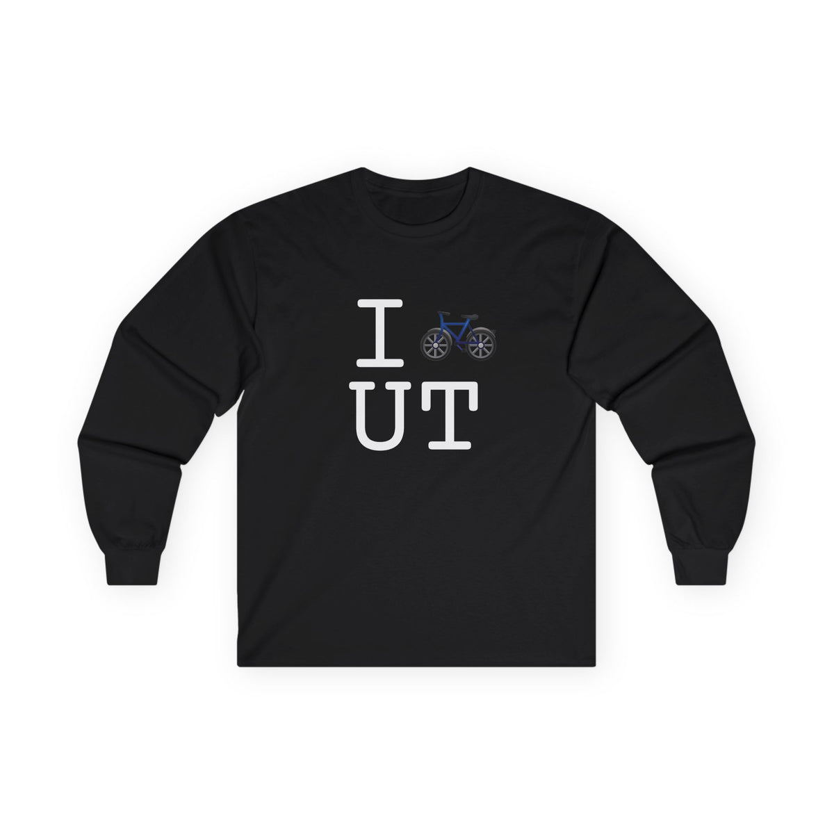 "I Bicycle Utah" Long Sleeve Shirt