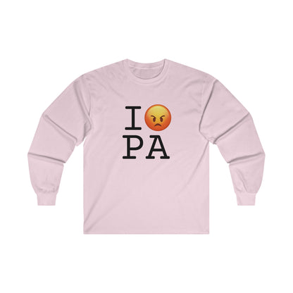 "I'm Angry about Pennsylvania" Long Sleeve Shirt