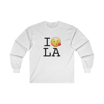 "I Blow a Kiss at Louisiana" Long Sleeve Shirt