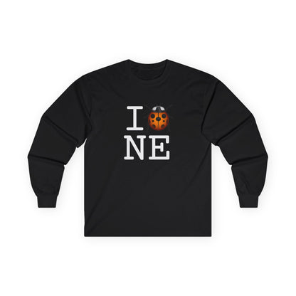 "I Ladybug Nebraska" Long Sleeve Shirt
