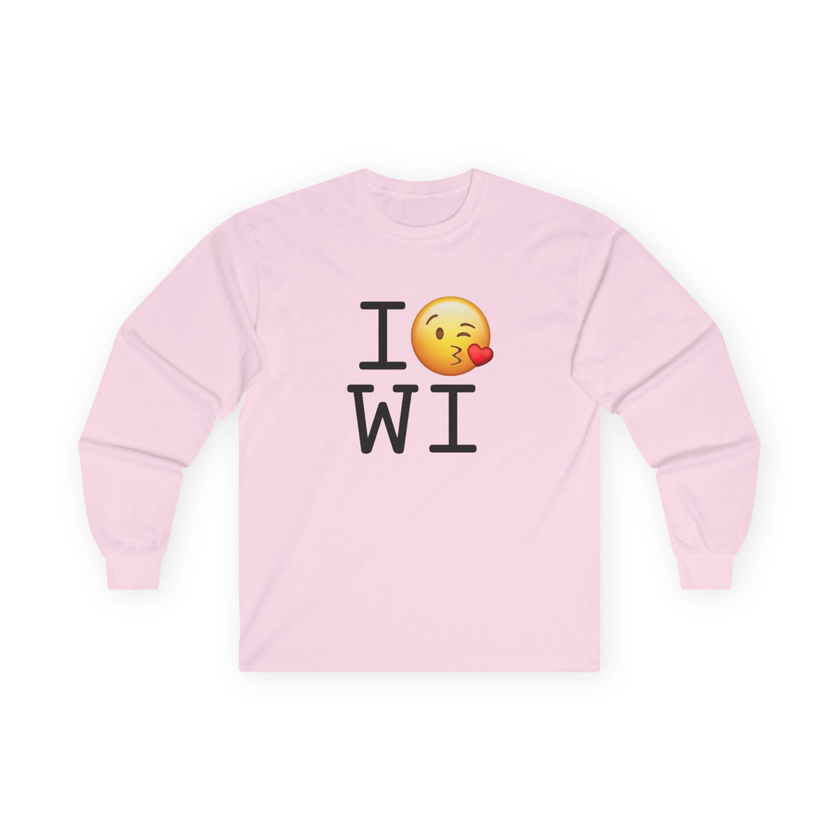 "I Blow a Kiss at Wisconsin" Long Sleeve Shirt