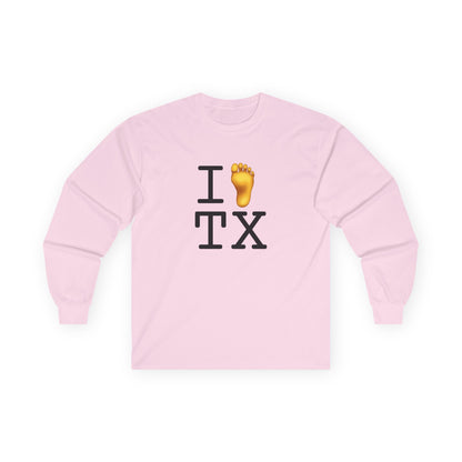 "I Foot Texas" Long Sleeve Shirt