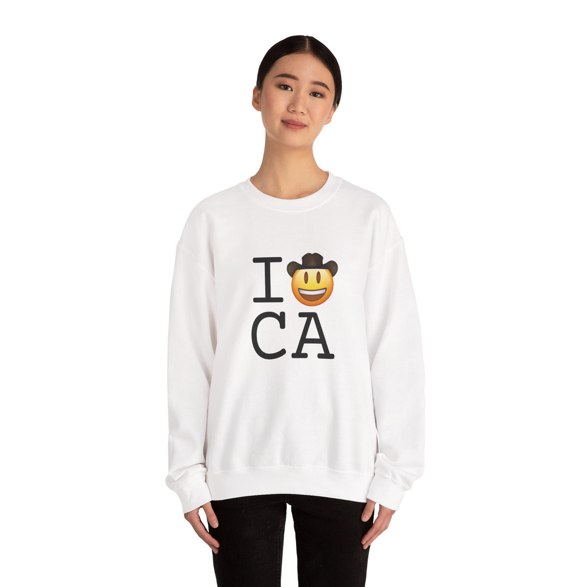 "I'm a Cowboy or Cowgirl in California" Sweatshirt