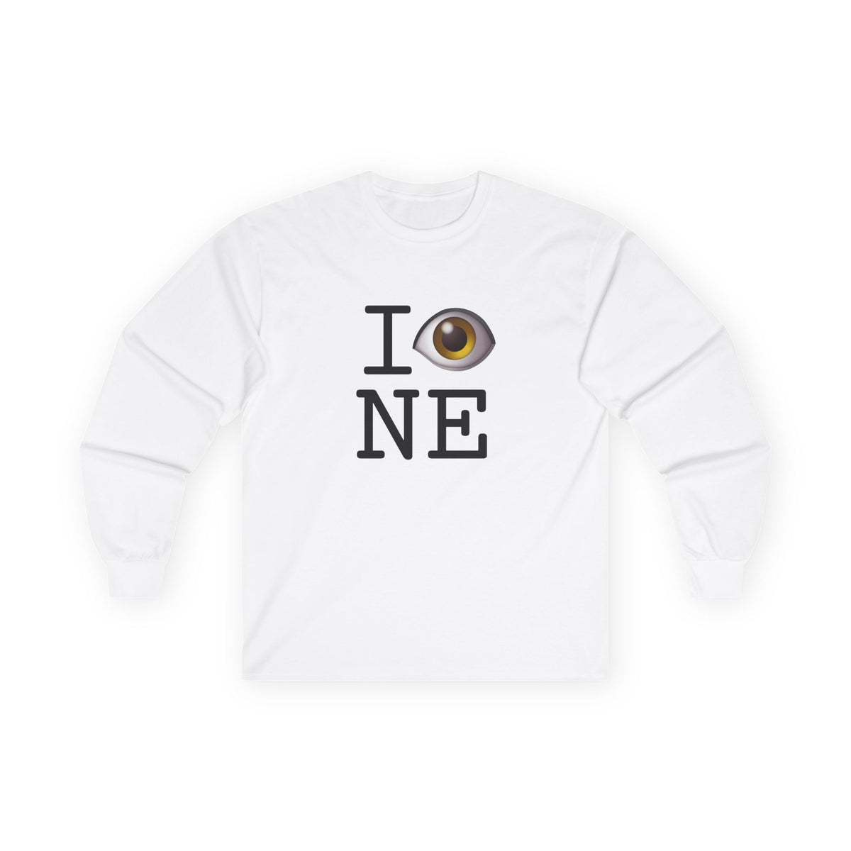"I See (Eye) Nebraska" Long Sleeve Shirt