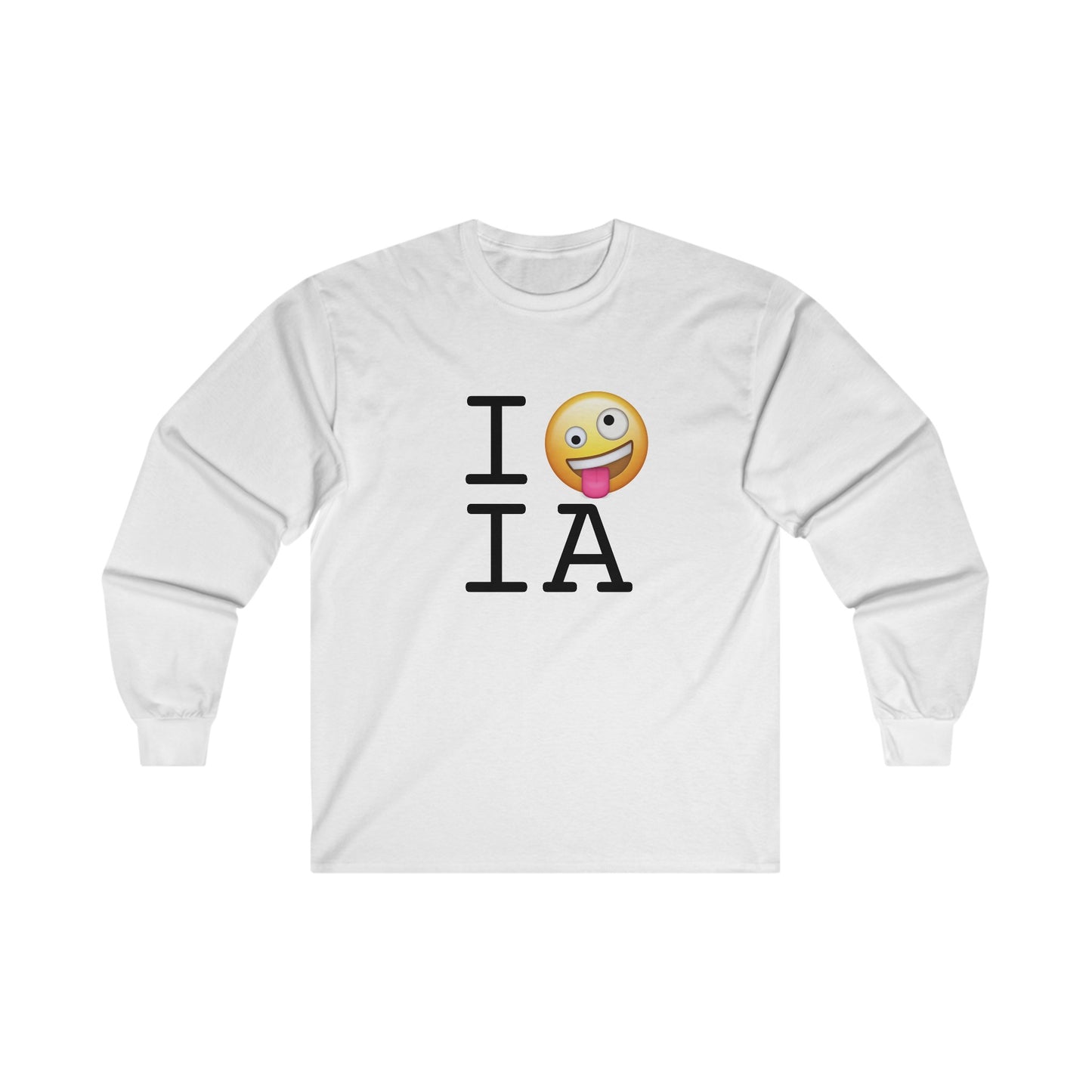 "I'm Crazy about Iowa" Long Sleeve Shirt