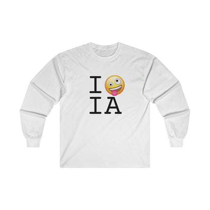 "I'm Crazy about Iowa" Long Sleeve Shirt