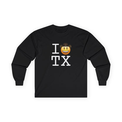 "I'm a Cowboy or Cowgirl in Texas" Long Sleeve Shirt
