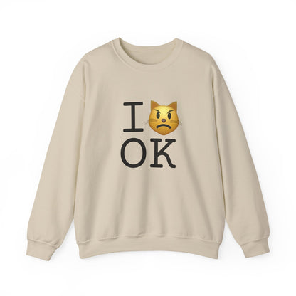 "I'm a Pouting Cat about Oklahoma" Sweatshirt