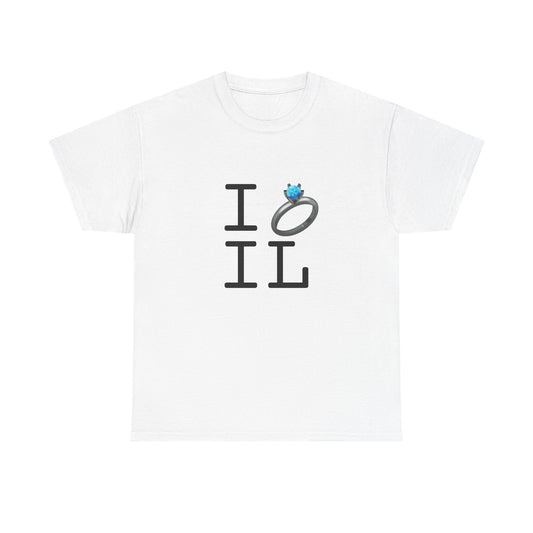 "I'm Married to (Diamond Ring) Illinois" Tee