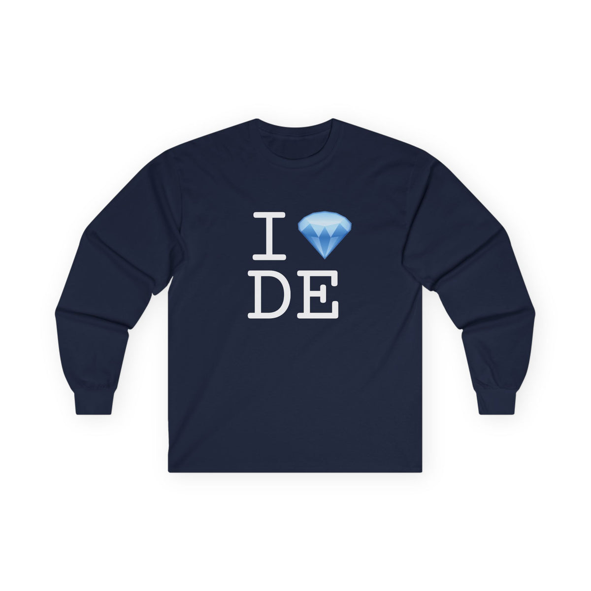 "I Diamond Delaware" Long Sleeve Shirt