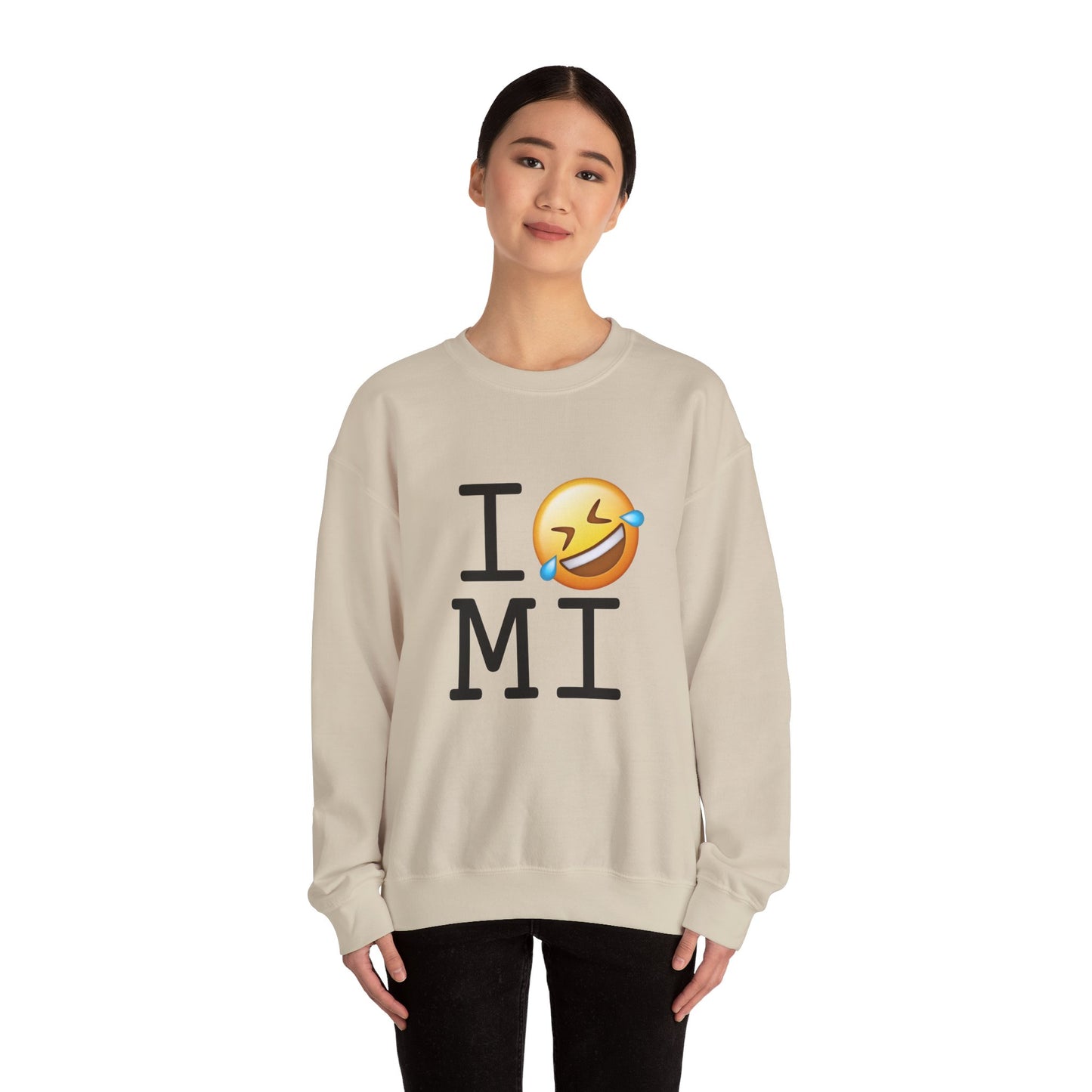 "I Laugh Hard (LMFAO) at Michigan" Sweatshirt