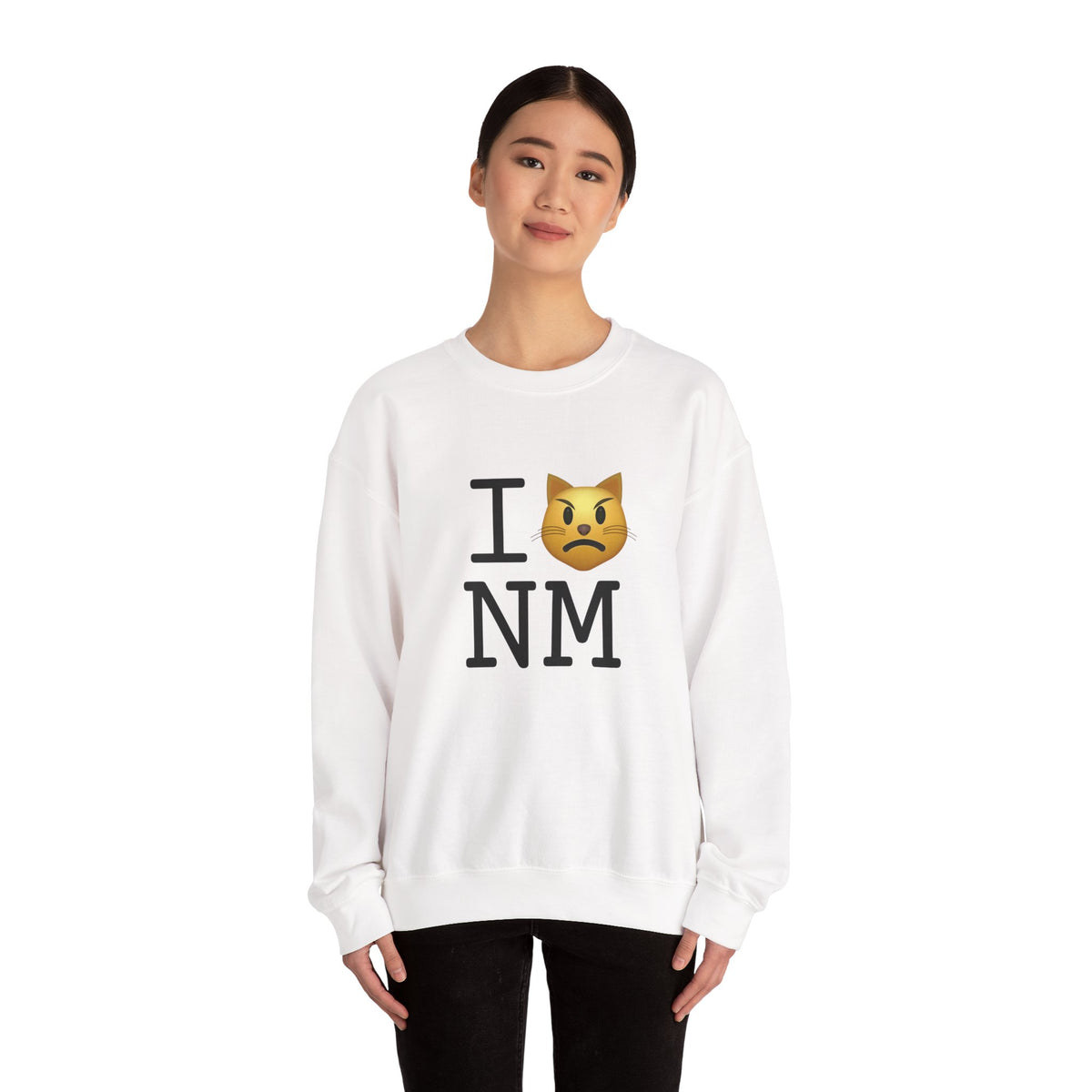 "I'm a Pouting Cat about New Mexico" Sweatshirt