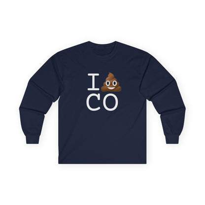"I Poop in Colorado" Long Sleeve Shirt