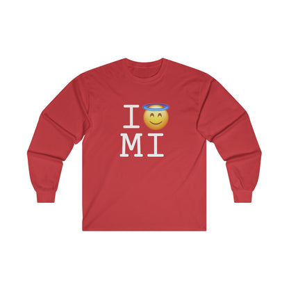 "I'm an Angel in Michigan" Long Sleeve Shirt