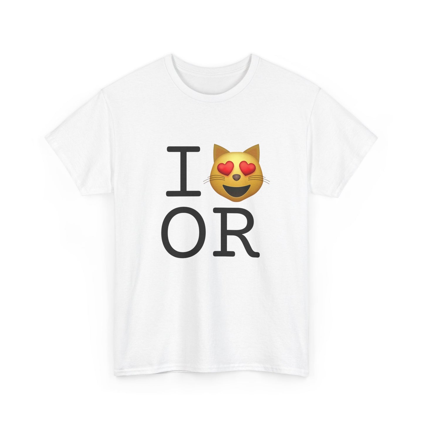 "I'm a Cat that Loves Oregon" Tee