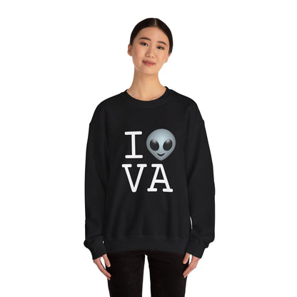 "I Feel Alien in Virginia" Sweatshirt