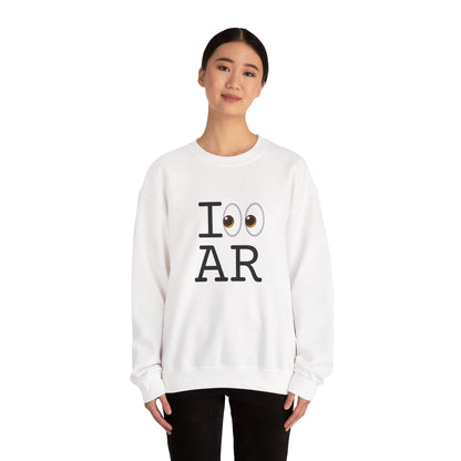 "I Look at Arkansas" Sweatshirt