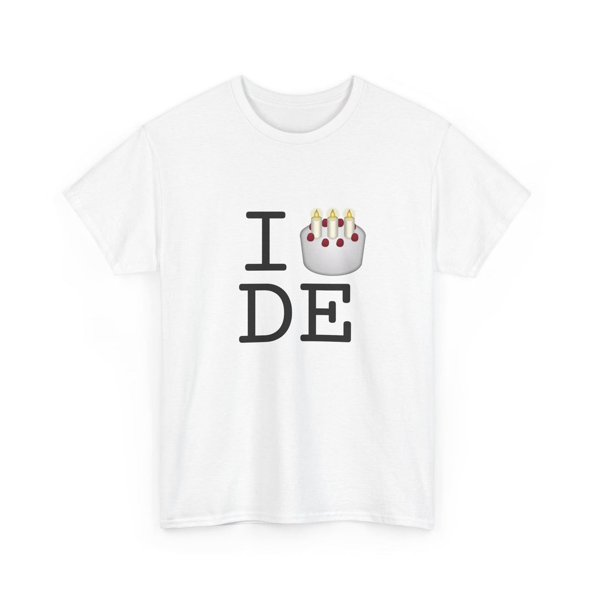 "I Birthday Cake Delaware" Tee