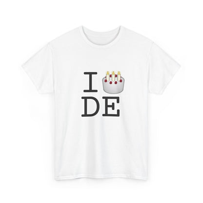 "I Birthday Cake Delaware" Tee
