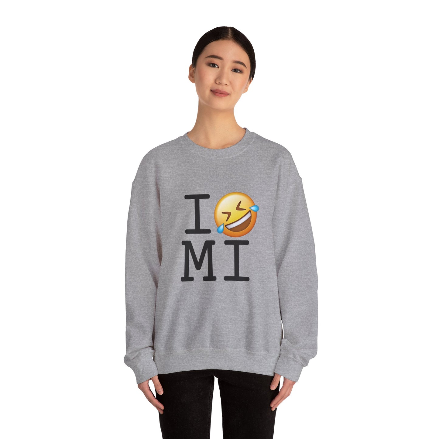 "I Laugh Hard (LMFAO) at Michigan" Sweatshirt