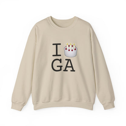 "I Birthday Cake Georgia" Sweatshirt