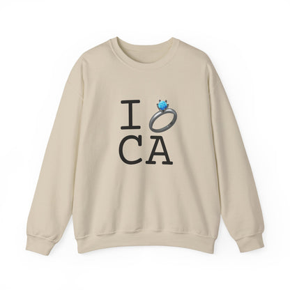 "I'm Married to (Diamond Ring) California" Sweatshirt